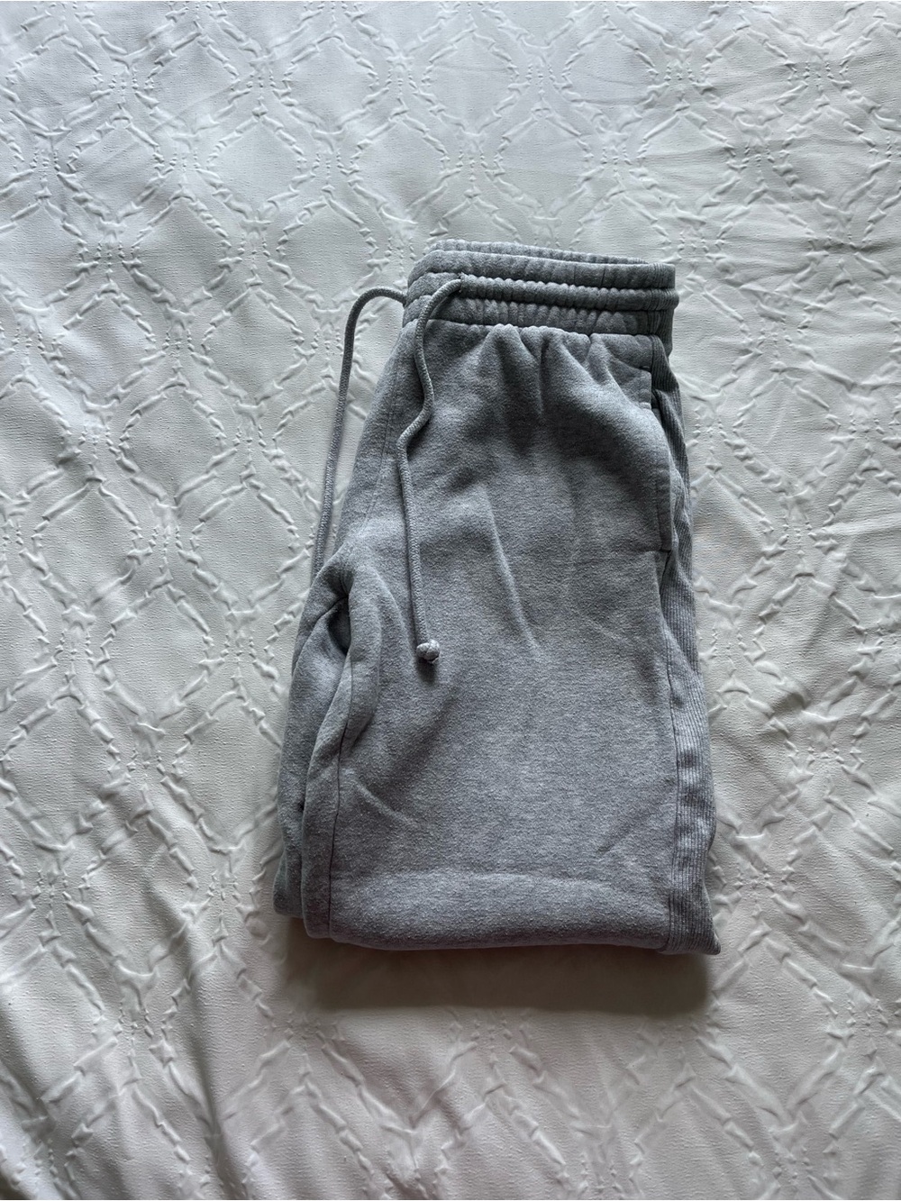 TNA CozyAF Light Grey Fleece Sweatpants